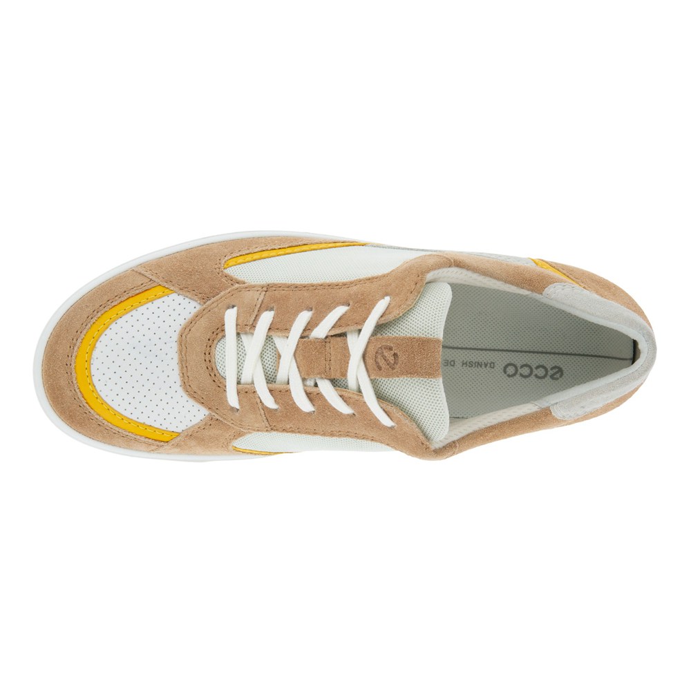 Tenis Mujer - ECCO Soft Classic Laced - Beige - YRU143678